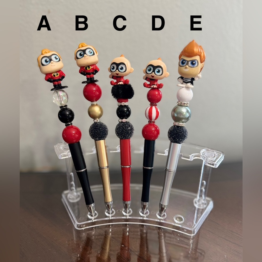 🌺Doorables “The Incredible’s” Beadable Pens